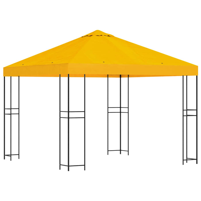 Foișor 3 x 3 m Galben Poliester și oțel 190 gsm - WALTI WALTI