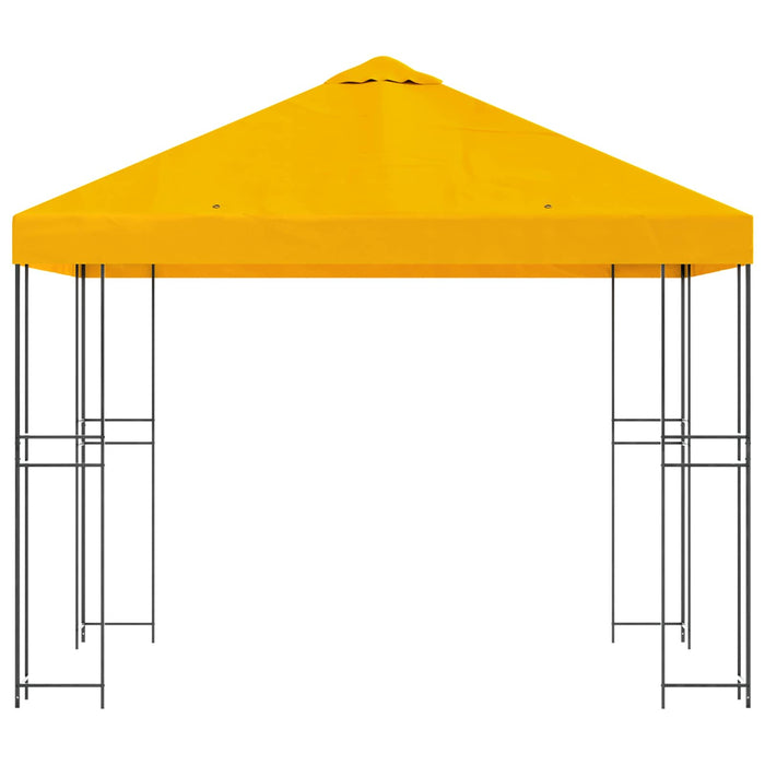 Foișor 3 x 3 m Galben Poliester și oțel 190 gsm - WALTI WALTI