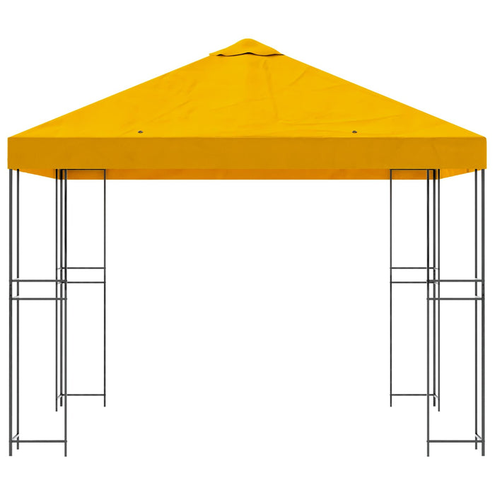 Foișor 3 x 3 m Galben Poliester și oțel 190 gsm - WALTI WALTI
