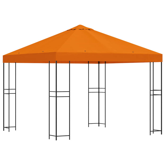 Foișor 3 x 3 m Portocaliu Poliester și oțel 190 gsm - WALTI WALTI
