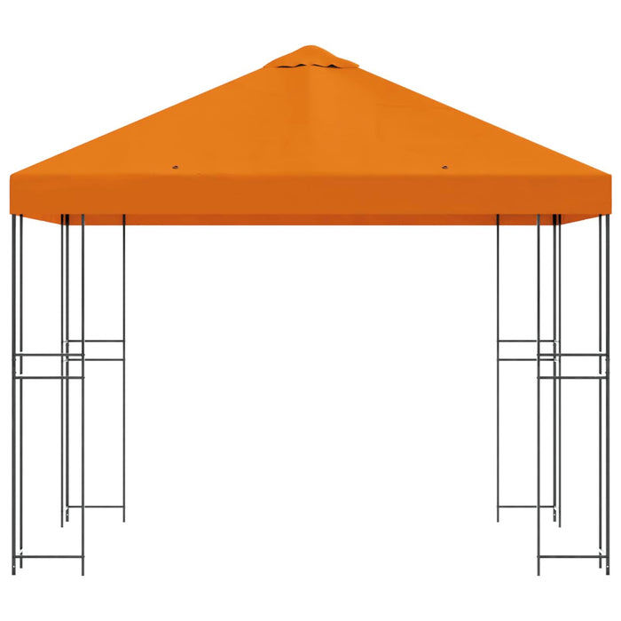 Foișor 3 x 3 m Portocaliu Poliester și oțel 190 gsm - WALTI WALTI