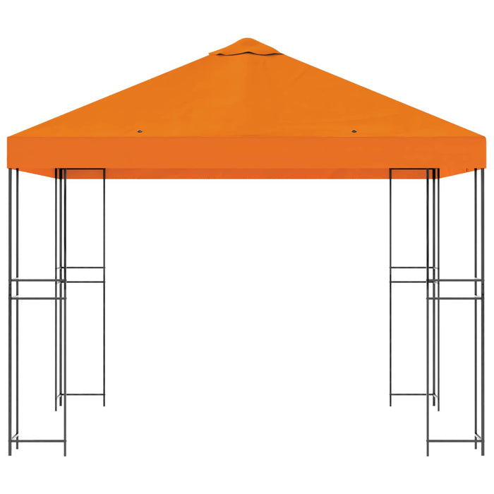Foișor 3 x 3 m Portocaliu Poliester și oțel 190 gsm - WALTI WALTI