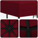 Foișor 3 x 3 m Burgundy Poliester și oțel 190 gsm - WALTI WALTI