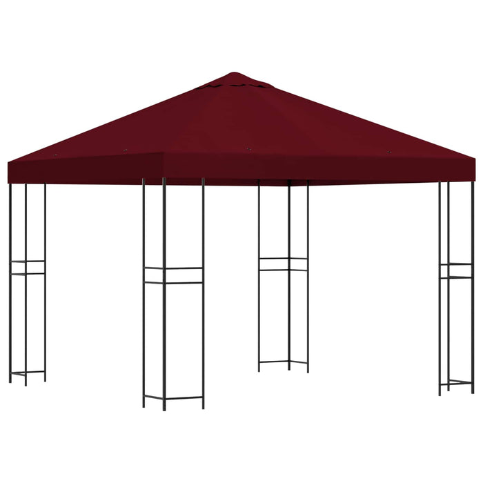 Foișor 3 x 3 m Burgundy Poliester și oțel 190 gsm - WALTI WALTI