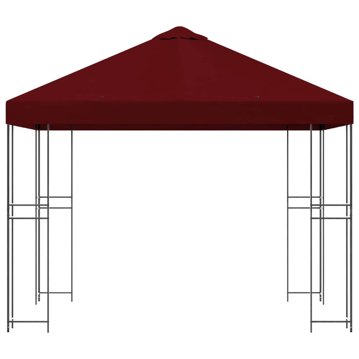 Foișor 3 x 3 m Burgundy Poliester și oțel 190 gsm - WALTI WALTI
