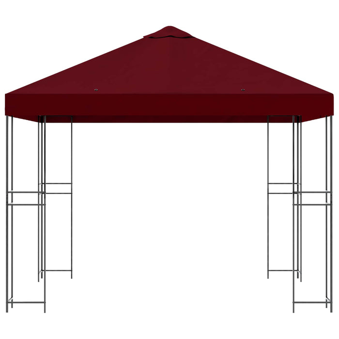 Foișor 3 x 3 m Burgundy Poliester și oțel 190 gsm - WALTI WALTI