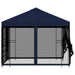 Foișor de grădină cu pereți laterali 3 x 3 m albastru - WALTI WALTI