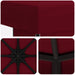 Foișor 3 x 3 m Burgundy Poliester și oțel 190 - WALTI WALTI