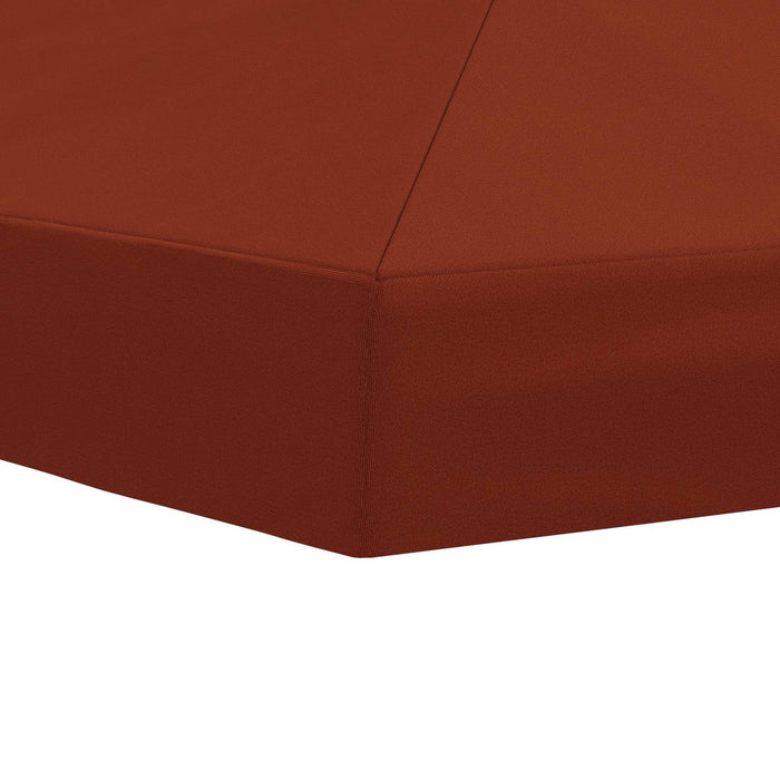 Husă pentru copertina foișorului 6 x 3 m Terracota Poliester WALTI