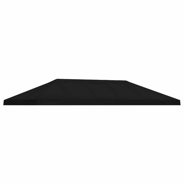 Husă pentru copertina foișorului 6 x 3 m Negru Poliester 190 WALTI