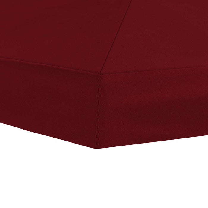 Husă pentru copertina foișorului 6 x 3 m Burgundy Poliester 190 WALTI