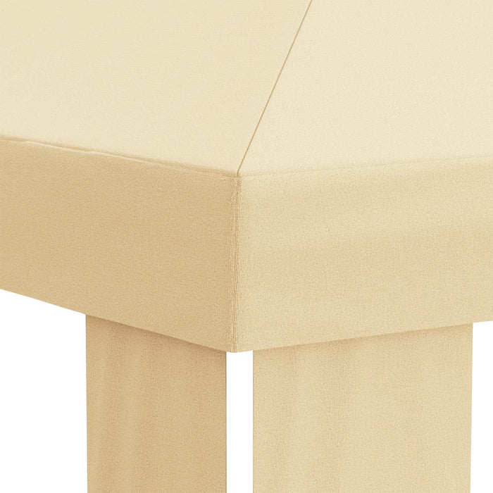 Copertină pentru Gazebo 6 x 3 m Crem Poliester 190 gsm WALTI