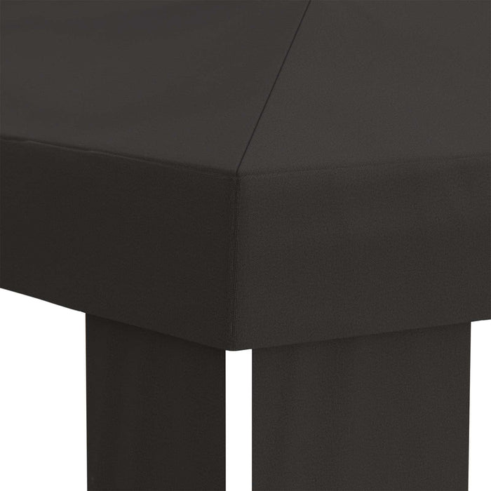Copertină pentru Gazebo 6 x 3 m Antracit Poliester 190 gsm WALTI