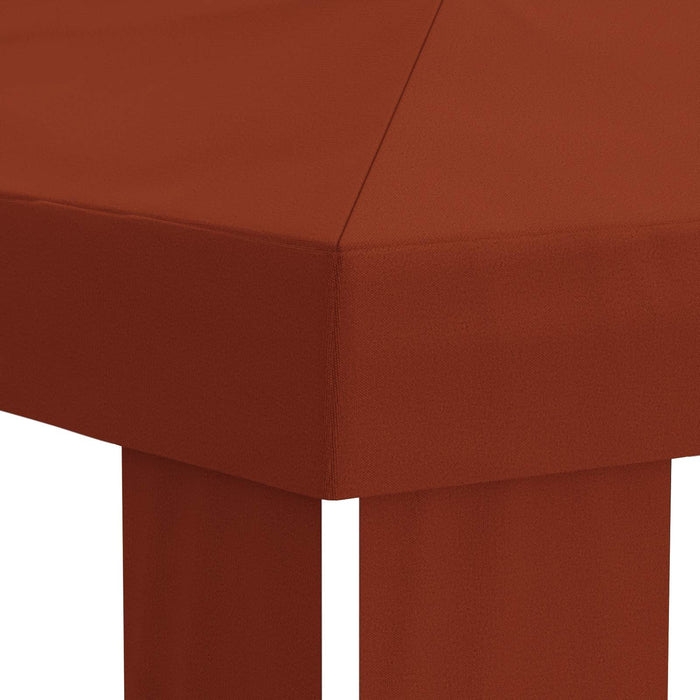 Copertină pentru Gazebo 6 x 3 m Terracota Poliester 190 gsm WALTI