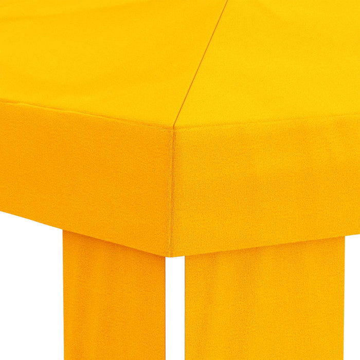 Copertină pentru Gazebo 6 x 3 m Galben Poliester 190 gsm WALTI
