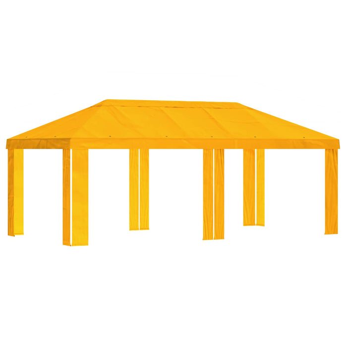 Copertină pentru Gazebo 6 x 3 m Galben Poliester 190 gsm WALTI