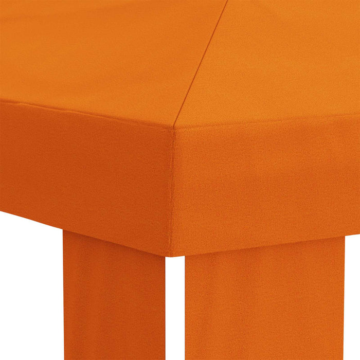 Copertină pentru Gazebo 6 x 3 m Portocaliu Poliester 190 gsm WALTI