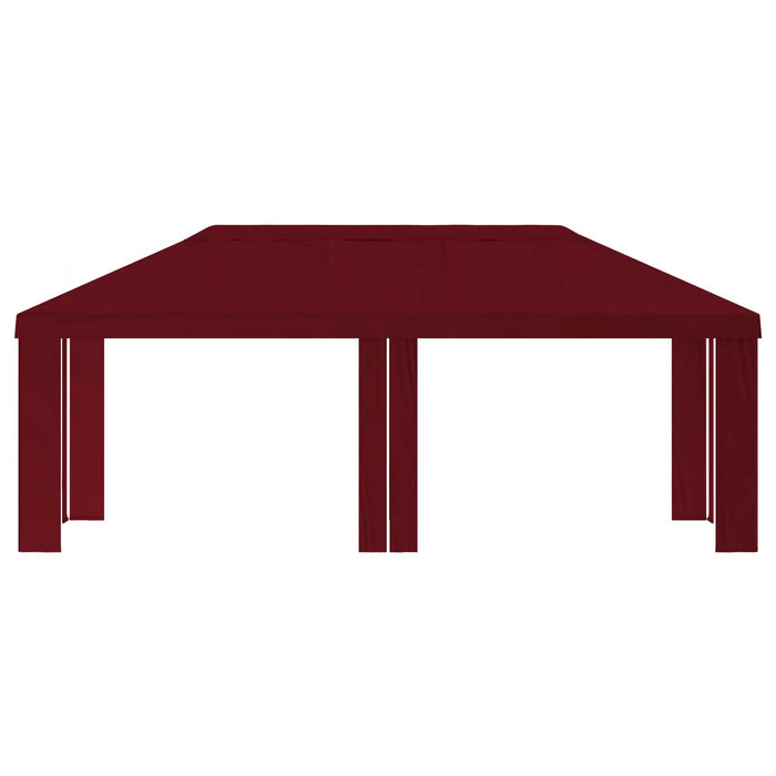 Copertină pentru Gazebo 6 x 3 m Burgundy Poliester 190 gsm WALTI