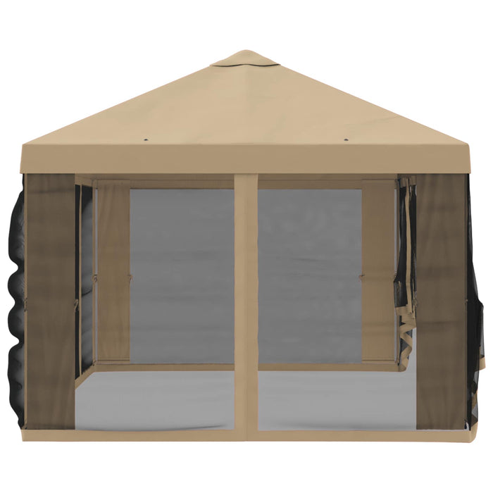 Copertină pentru Foișor cu Perete laterale Bej 600,5 x 300,5 cm WALTI
