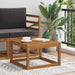 Masă de exterior Lemn Solid de Acacia natural 59 x 59 x 37 cm - WALTI WALTI