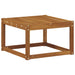 Masă de exterior Lemn Solid de Acacia natural 59 x 59 x 37 cm - WALTI WALTI