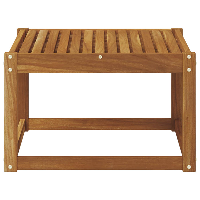 Masă de exterior Lemn Solid de Acacia natural 59 x 59 x 37 cm - WALTI WALTI
