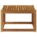 Masă de exterior Lemn Solid de Acacia natural 59 x 59 x 37 cm - WALTI WALTI