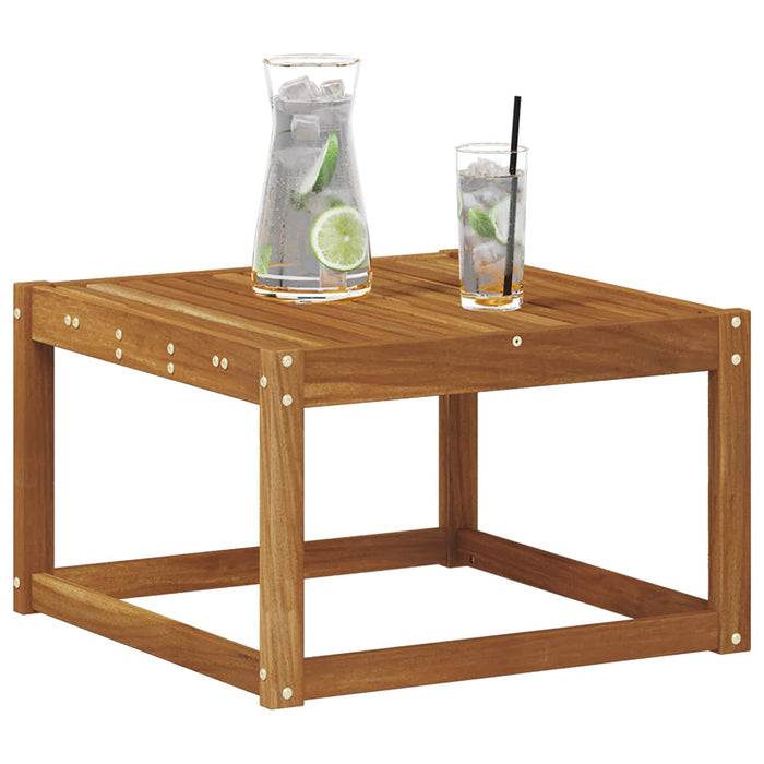Masă de exterior Lemn Solid de Acacia natural 59 x 59 x 37 cm - WALTI WALTI