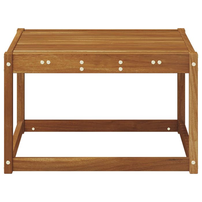 Masă de exterior Lemn Solid de Acacia natural 59 x 59 x 37 cm - WALTI WALTI