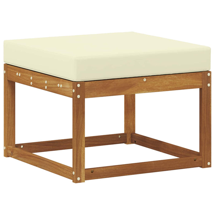 Taburet pentru exterior Lemn Solid de Acacia natural - WALTI WALTI