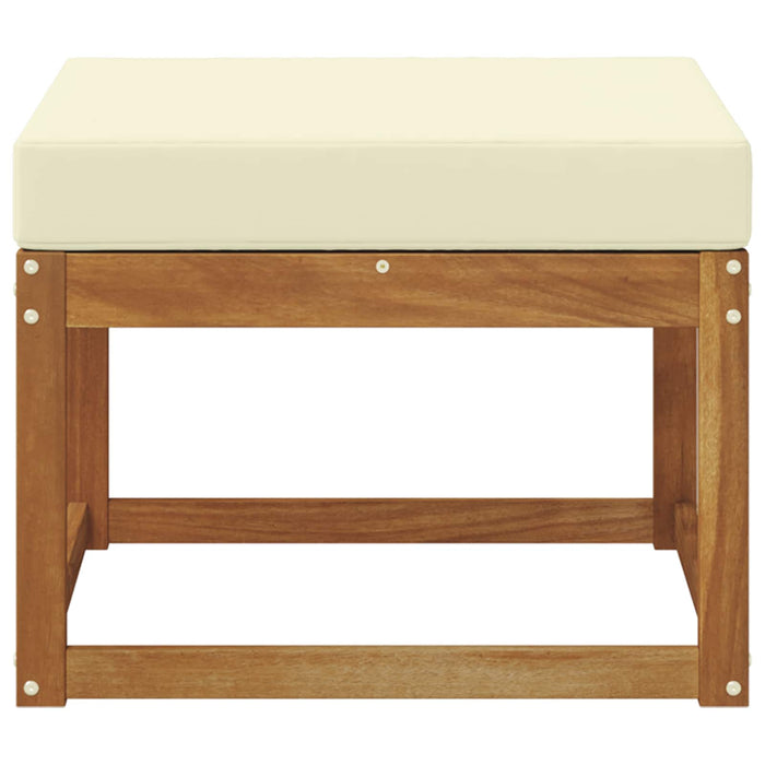 Taburet pentru exterior Lemn Solid de Acacia natural - WALTI WALTI