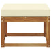 Taburet pentru exterior Lemn Solid de Acacia natural - WALTI WALTI