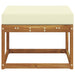 Taburet pentru exterior Lemn Solid de Acacia natural - WALTI WALTI