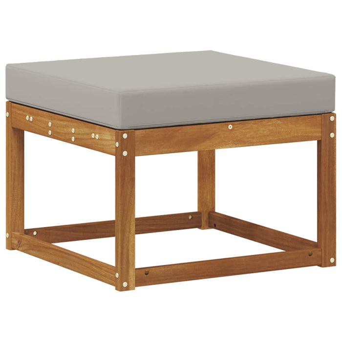 Taburet pentru exterior Lemn Solid de Acacia natural - WALTI WALTI