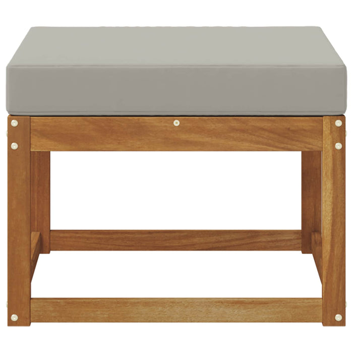 Taburet pentru exterior Lemn Solid de Acacia natural - WALTI WALTI
