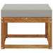 Taburet pentru exterior Lemn Solid de Acacia natural - WALTI WALTI