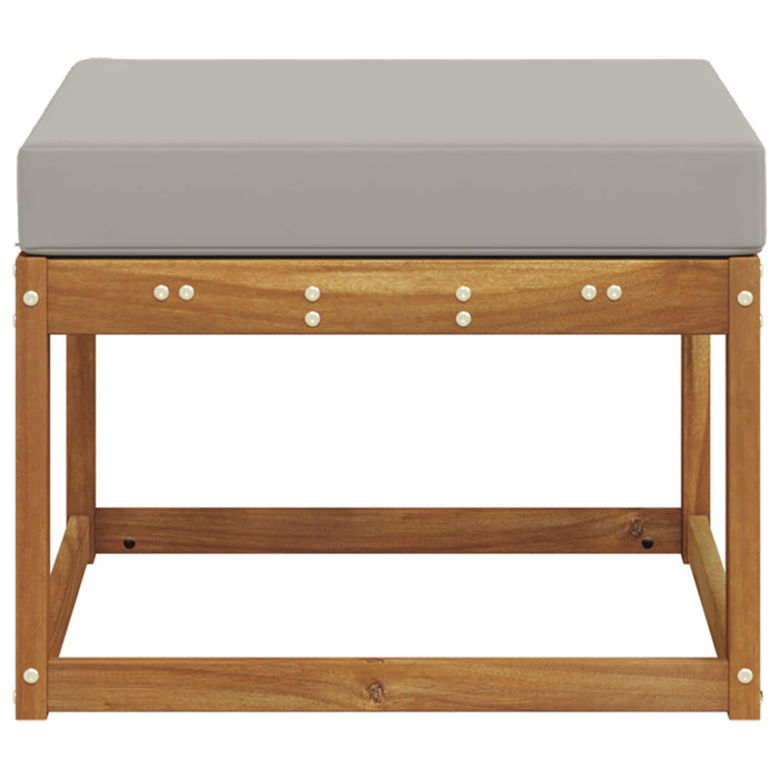 Taburet pentru exterior Lemn Solid de Acacia natural - WALTI WALTI