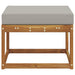 Taburet pentru exterior Lemn Solid de Acacia natural - WALTI WALTI