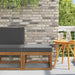 Taburet pentru exterior Lemn Solid de Acacia natural - WALTI WALTI