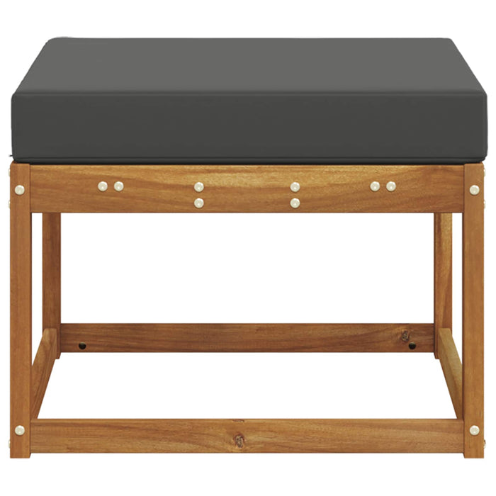 Taburet pentru exterior Lemn Solid de Acacia natural - WALTI WALTI