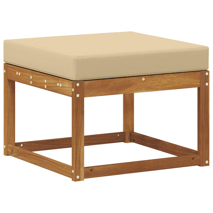 Taburet pentru exterior Lemn Solid de Acacia natural - WALTI WALTI