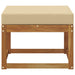 Taburet pentru exterior Lemn Solid de Acacia natural - WALTI WALTI