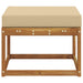 Taburet pentru exterior Lemn Solid de Acacia natural - WALTI WALTI