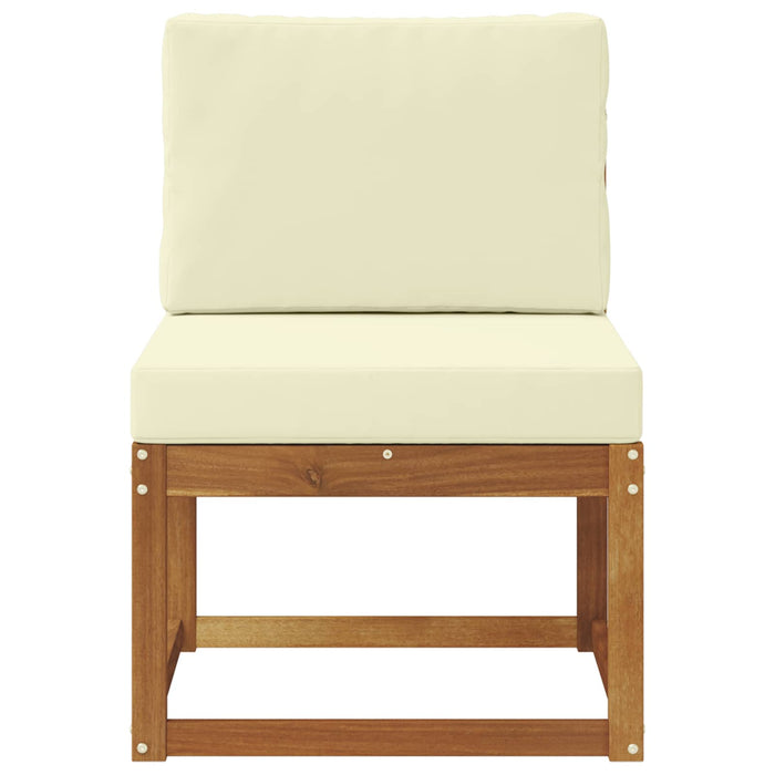 Canapea Medie pentru Exterior Lemn Solid de Acacia natural - WALTI WALTI