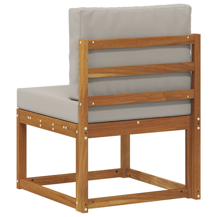 Canapea Medie pentru Exterior Lemn Solid de Acacia natural - WALTI WALTI