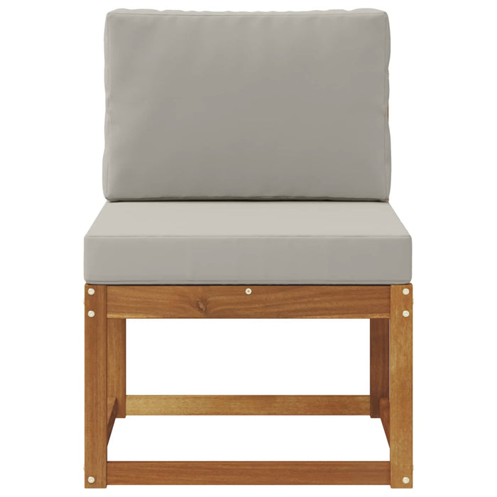 Canapea Medie pentru Exterior Lemn Solid de Acacia natural - WALTI WALTI