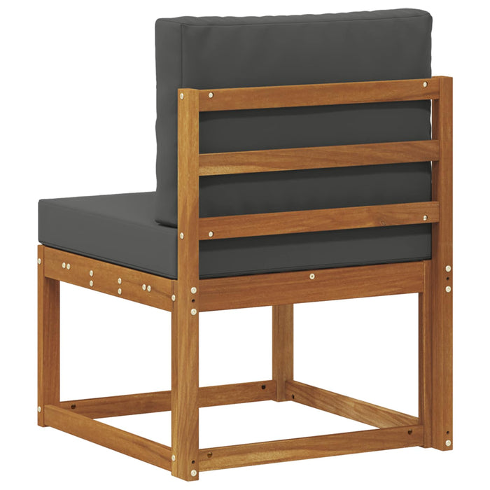 Canapea Medie pentru Exterior Lemn Solid de Acacia natural - WALTI WALTI
