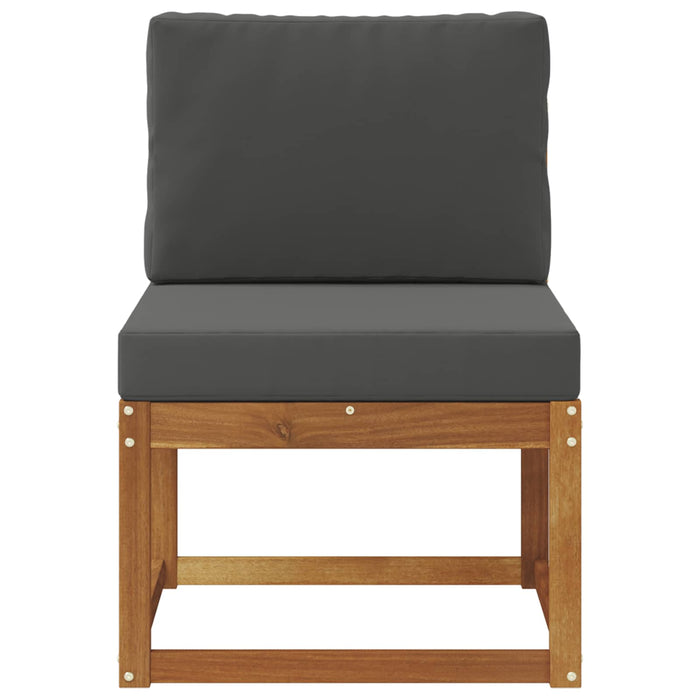 Canapea Medie pentru Exterior Lemn Solid de Acacia natural - WALTI WALTI