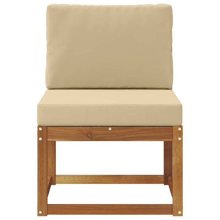Canapea Medie pentru Exterior Lemn Solid de Acacia natural - WALTI WALTI