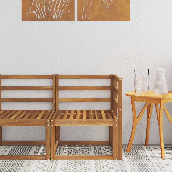 Sofa Colțar pentru Exterior Lemn Solid de Acacia natural - WALTI WALTI
